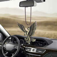 楽天市場 車 用品 カー アクセサリー イーグル 鷹 ミラー吊り下げ おしゃれ かっこいい 高級 ギフト ネックレス インテリア 置物 オブジェ 車内 キラキラ カーミラー アクセサリー プレゼント 内装 飾り 雑貨 お守り 風水 カー用品 Aio Online Store