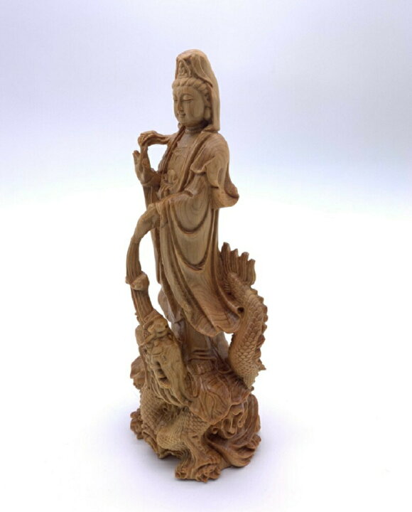 楽天市場 龍 お酒 仏様 観音像 観音菩薩 立像 木彫り 仏像 置物 仏壇仏像 高級天然 ツゲ木彫り 風水グッズ 金運 プレゼント 贈り物 開店祝い お店 ショップ 会社 経営者 宝くじ 金脈 商売繁盛 パワー スピリチュアル プレゼント ギフト お土産 お守り Aio Online Store