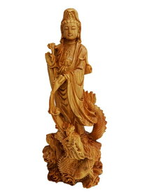 【楽天1位3冠達成】龍 お酒 仏様 観音像 観音菩薩 立像 木彫り 仏像 置物 高級天然ツゲ木彫り 金運アップ 開運祈願 スピリチュアル 風水グッズ 商売繁盛 宝くじ当選祈願 成功祈願 飾り物 仏壇 仏具 インテリア 会社経営者 開店祝い ギフト プレゼント 贈り物 開運アイテム