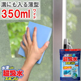 メーカー公式 アイオン 超吸水スポンジ 350mlワイド 結露 水滴 カビ予防 窓 お風呂 洗面台 キッチン