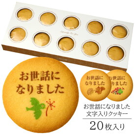 お世話になりました クッキー Bタイプ 20枚入り 個包装 短納期 送料無料 | お菓子 スイーツ 焼菓子 詰め合わせ 文字入り メッセージ 定年 退職 引っ越し 引越し 転勤 栄転 引退 卒業 離職 同僚 上司 送別会 記念品 お礼 お祝い 内祝い プレゼント ギフト 贈り物
