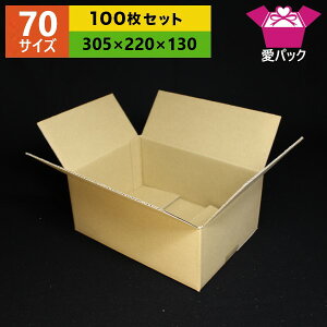 段ボール日本製無地宅配70(80)サイズA4★送料無料★通販用宅配100枚