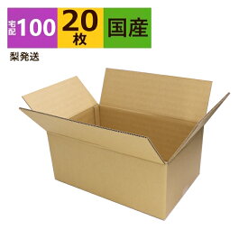 強化ダンボール箱 段ボール 二十世紀梨10kg用 100サイズ (469×310×200) 20枚 中芯強化材質 日本製 二十世紀梨 100 ダンボール 果物 野菜 発送 段ボール箱 宅配100 梱包 梱包資材 梱包材 箱 宅配箱 フリマアプリ ゆうパック 宅配