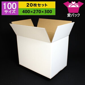 100白ダンボール箱≪100S中芯強化材質≫