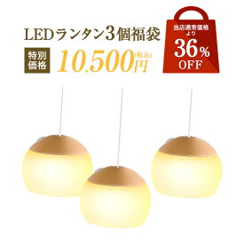 LEDランタン3個福袋 | LEDランタン 160ルーメン アウトドア 暖色 キャンプランタン 充電式 三段階調光 吊り下げ 卓上ランタン 3段階調光 小型 軽量 キャンプ 防水 災害用 台風 【あす楽】 送料無料 中身の分かる福袋