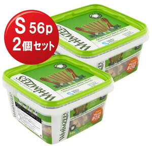 【ポイント20倍!11月1日まで】【送料込】ウィムズィーズ バラエティ ボックス S2個セット(小型犬向け・体重7−12kg 56本入り×2) デンタルケア 歯磨きトリーツ