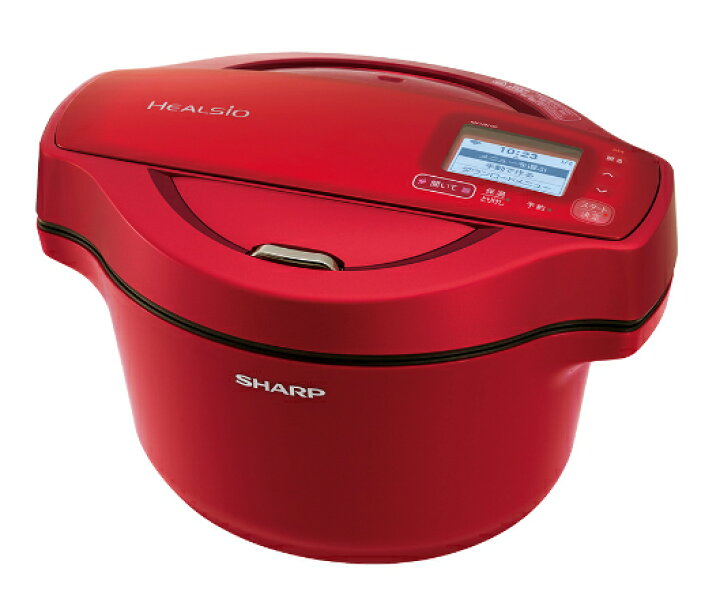 楽天市場】ヘルシオ ホットクック 1.6L KN-HW16F-R SHARP 電気無水鍋 
