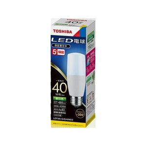 (10個セット)LED電球 LDT4N-G/S/40W/2 東芝ライテック E26口金 一般電球40W形相当 昼白色 (LDT4NGS40W2)