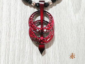 アイヌ文様 木彫りネックレス チョーカー ハンドメイド 透かし彫り 民芸品 軽量 レディース メンズ おしゃれ 送料無料 配達指定不可