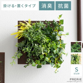 【20％OFFクーポン配布中】 観葉植物 おしゃれ インテリア フェイクグリーン 壁掛け フェイク 消臭 抗菌 造花 CT触媒 卓上 癒し 華やか 植物 グリーン 消臭アーティフィシャルグリーン ウォールタイプ Sサイズ