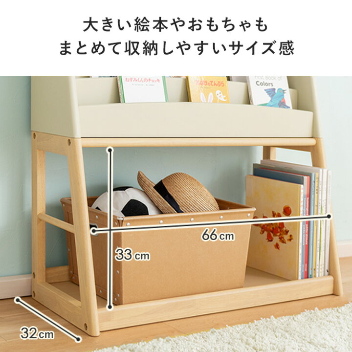 楽天市場】【クーポン配布中】 絵本棚 絵本収納 ブックラック 子供部屋 