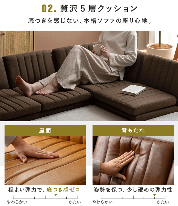 【値下げ】ACTUSローソファ(ロング)¥18,600→16,000 five by five | LIBRE シェーズロング｜【公式】ACTUS online