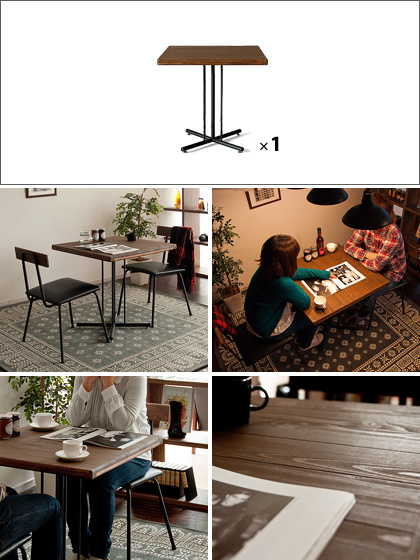 楽天市場】ダイニングテーブル テーブル 食卓 木製 正方形 ミッド 