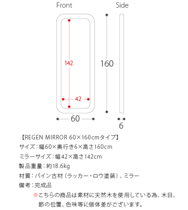 楽天市場】【3/1限定！全品5％OFFクーポン配布中】 スタンドミラー