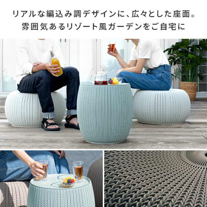 楽天市場】【最大3,000円OFFクーポン配布中】 ガーデンテーブル 3点  
