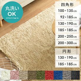 【先着5名様限定！50％OFFクーポン配布中】 ラグ 洗える マット オールシーズン ラグマット 夏ラグ 夏用ラグ 長方形 円形 シャギーラグ カーペット 北欧 おしゃれ かわいい らぐ グレー グリーン 緑 130×190 130 190 ダイニングラグ マイクロファイバー シャギー
