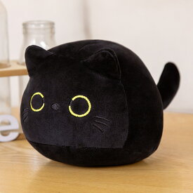 抱き枕 柔らかく 可愛い ふわふわ 優しい感触でリラックス 癒される猫 かわいい 猫 添い寝枕 ぬいぐるみ 大きい 動物 ねこ ネコ だきまくら 黒猫のぬいぐるみ もちもち 誕生日プレゼント 男の子 女の子 クリスマス プレゼント