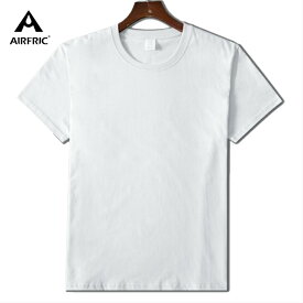 AIRFRIC（エアーフリック）Tシャツ 3枚セット メンズ レディース 男女兼用 半袖 夏 無地 肉厚 トップス クルーネック コットン コーマ綿100% 20st01