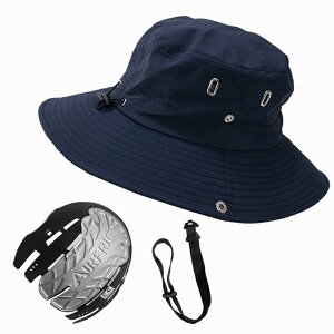 AIRFRIC CE認証 ハット型ヘルメット おしゃれ 防災用ヘルメット 軽量 UVカット 紫外線対策 帽子メット 安全帽子 頭部保護 防災グッズ アウトドア 23hat01