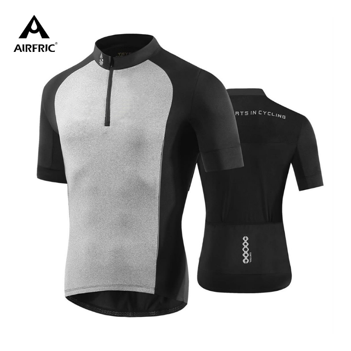 AIRFRIC エアーフリック サイクルジャージ サイクルウェア メンズ 半袖 夏 自転車 ロードバイク 100%品質保証 吸汗速乾 サイクリング 特価 11621