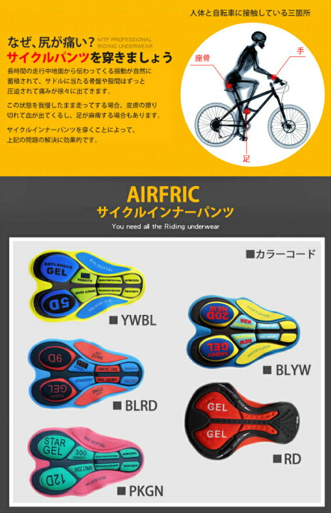 冬 自転車 インナー ゆるめ きつめ