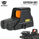 【楽天ランキング1位】【 Holy Warrior 製 】EOTech 551 ホロサイト ドットサイト レプリカ ルビーコーティングレンズ…