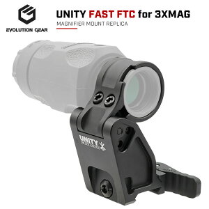 y Evolution Gear  zUNITY TACTICAL FAST FTC 3XMAG }Ojt@CA }Eg vJ n[hAi_CYhdグ / BK(ubN) | Magnifier Aimpoint jeB[ t@Xg u[X^[ nC}Eg 20mm[