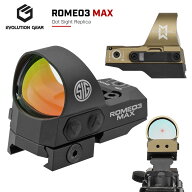 【楽天ランキング1位】【 Evolution Gear 製】 SIG ROMEO3 MAX ドットサイト レプリカ ハイグレード ルビ…