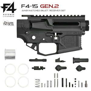 �y DYTAC �� �z F4 Defense �������C�Z���X �����}���C GBB M4 �Ή� F4-15 Gen.2 ���V�[�o�[ �Z�b�g 6061�A���~���� ( �A�b�p�[ �� ���A �t���[�� ) [ F4-REC-MWS-G2-BK ] | MWS M4A1 �J�[�r�� �}�[�N18 URG-I MTR16 �R��