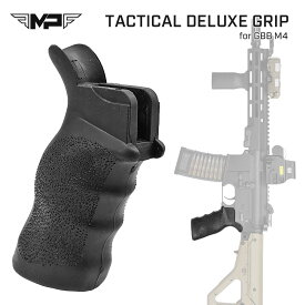 【MP製】GBB M4シリーズ対応 ERGO TACTICAL DELUXE RIFLE GRIP レプリカ (東京マルイ/VFC) ラバーグリップ 極太サイズ | MWS CQBR ブロック1 MK18 M4A1 カービン エアガン ガスブローバック カスタムパーツ ピストルグリップ