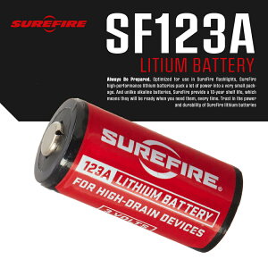 �y�o������z 2025�N10�����ו� ���� SUREFIRE �V���A�t�@�C�A SF123A ���� ���`�E�� �o�b�e���[ �d�r 3v ���K�i / 1�{ �P�i | �t���b�V�����C�g �E�G�|�����C�g �E�F�|�����C�g �^�N�e�B�J�����C�g