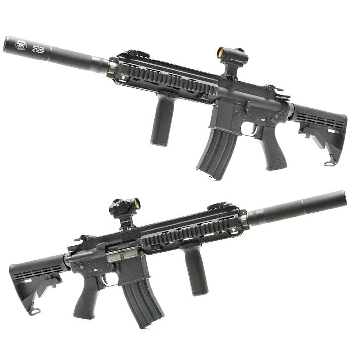 楽天市場】【CYMA製】 14mm逆ネジ対応 サイレンサー ロング SOPMOD刻印 