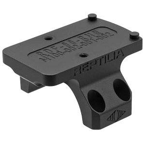 立体刻印ver 新登場【 EVOLUTION GEAR製 】 REPTILIAタイプ RMR / SRO対応 ROF-90 ドットサイトマウント レプリカ Gen.3 GEISSELEスコープマウント専用 アルミ合金製 / BK DE | 東京マルイ エアガン オプション