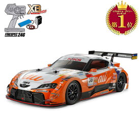 【 タミヤ 】 1/10RC XB au TOM'S GR Supra (TT-02シャーシ) XBシリーズ 完成モデル 57934 | TAMIYA 正規品 ラジコン 完成品 新品 車 RCカー ホビー 玩具 おもちゃ プレゼント