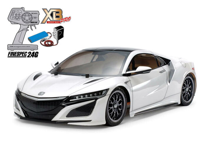 楽天市場】【 タミヤ 】 1/10RC XB NSX (TT-02シャーシ) HONDA XB 