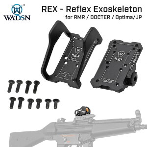 �y WADSN �� �zRMR / DOCTER �Ή� SI�^�C�v REX - Reflex Exoskeleton ���v���J ( �V�[���h�t���h�b�g�T�C�g�}�E���g ) | �h�b�g�T�C�g �}�E���g�x�[�X Trijicon �g���W�R�� �}�E���g�v���[�g �}�E���g �x�[�X
