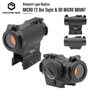y Evolution Gear  zAimpoint Micro T-2 hbgTCg {  DD Micro Mount vJ Zbg | e  GC|Cg  _bgTCg 20mmC Ή ԊO iCgrWS[OΉ 3