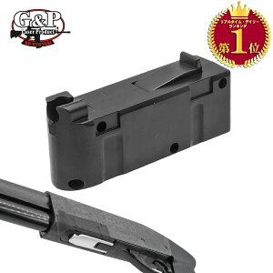 【楽天ランキング1位】新ロット登場【 G&P 製】 マルゼン G&P S&T CA870/M870 エアーショットガン 対応 22連 スペアマガジン ショート 樹脂製 / GP453 | エアガン ブルドッグ ストック チャージャー ソ