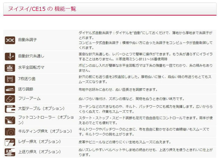 楽天市場 シンガー Singer 電子ミシン Nuinui ヌイヌイ Ce15 7枚送り歯 水平全回転ガマ 自動針穴糸通し メーカー保証5年 エアホープ エアコンと家電の通販 楽天市場 シンガー Singer 電子ミシン Nuinui ヌイヌイ Ce15 7枚送り歯 水平全回転ガマ 自動針穴糸通し メーカー保証5年 エアホープ エアコンと家電の通販