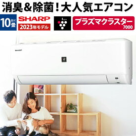 【あんしん延長保証選べます】シャープ SHARP ルームエアコン おもに10畳用 AY-T28DH-W 2025年モデル DHシリーズ 清潔 除菌 冷房 クーラー 暖房 10帖 プラズマクラスター搭載
