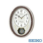 ★あす楽対応★セイコー SEIKO 電波メロディ掛時計 薄金色 AM259B 掛け時計 クロック 電波 トリプルセレクション アナログ メロディ 飾り振り子 パール