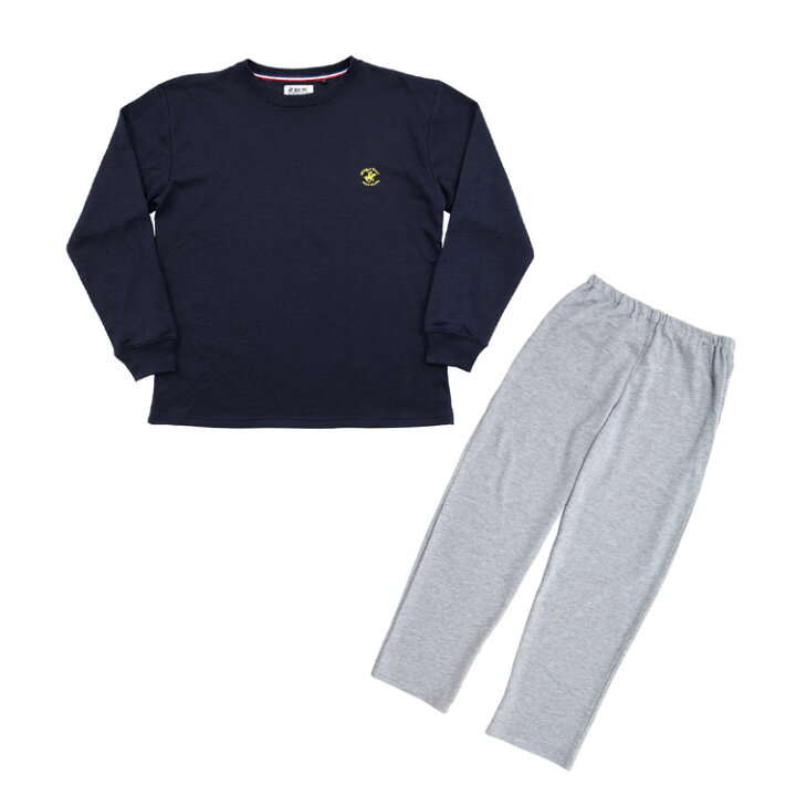 楽天市場 パジャマ メンズ 長袖パジャマ ワンポイント柄 裏起毛 綿混 Beverly Hills Polo Club ビバリーヒルズポロクラブ ルームウェア 紳士 男性 あったか メンズパジャマ トレーナーパジャマ 部屋着 ブランド ブランドパジャマ 秋 冬 寝間着 中学生 高校生 ジュニア