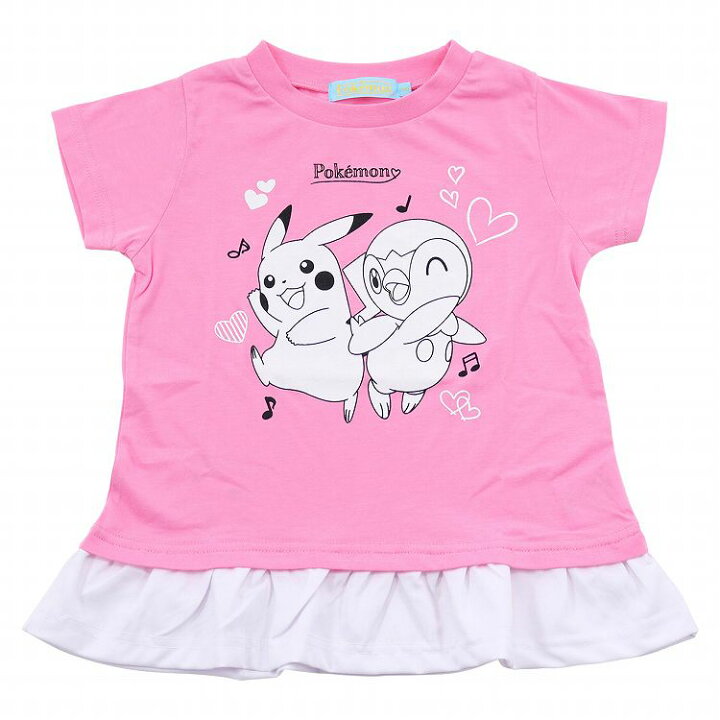 楽天市場 ポケモン Tシャツ キッズ ピカチュウ ポッチャマ 柄 110cm 1cm 130cm 子供服 女の子 半袖tシャツ ポケットモンスター キッズ 服 女児 子供 子供用 こども 綿混 子ども ガールズ 幼児 夏 トップス 保育園 幼稚園 キッズ服 小学生 インナー 下着通販のキナズ