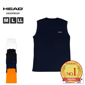 HEAD(ヘッド) メンズインナー Vネック サーフシャツ 裏ハニカムメッシュ 紳士下着 速乾 メンズ　インナーシャツ(Mサイズ Lサイズ 2Lサイズ ホワイト ブラック ネイビー オレンジ 20代 30代 40代 50代 )