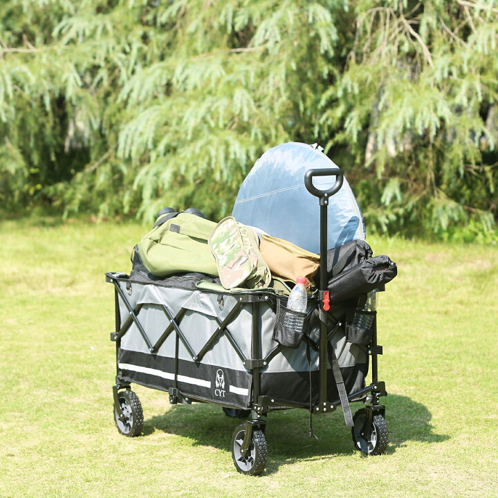 楽天市場】CYT キャリーワゴン 大容量 156L 耐荷重100kg アウトドア 