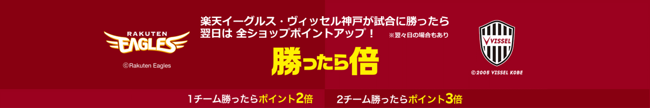 勝ったら倍キャンペーン