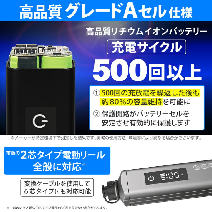 楽天市場】【1年保証】【公式】HEMAJUN (ヘマジュン) 電動リール用 