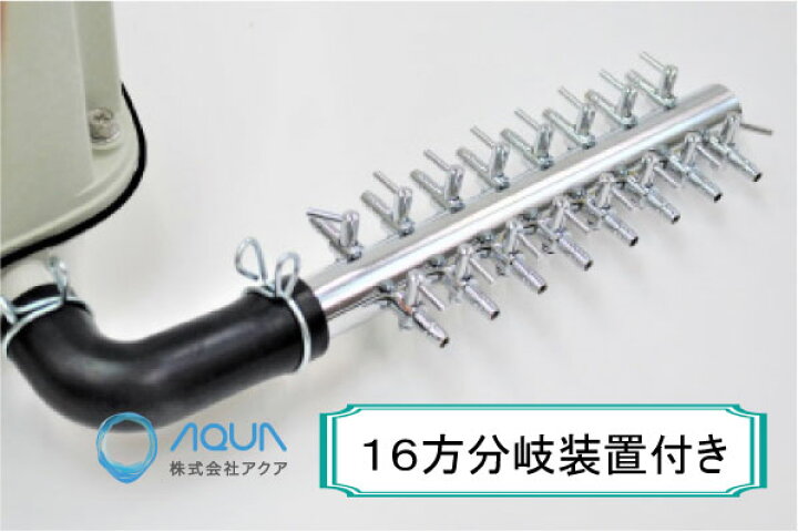 楽天市場】テクノ高槻 エアーポンプ XP-80（16方分岐装置付き 