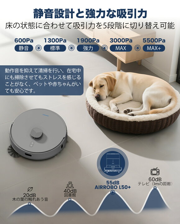 楽天市場】【クーポンで割引+特典】ロボット掃除機 水拭き お掃除 