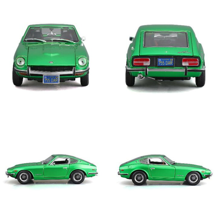 楽天市場】ミニカー 1/18 スケール NISSAN 1971 ダットサン 240Z 